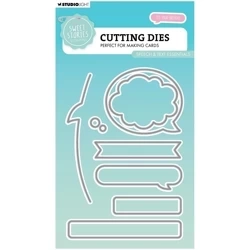 STUDIO LIGHT - Stanzform Präge Stanzschablone Cutting Die - Speech & tekst