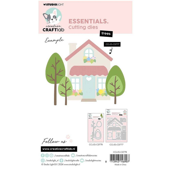 STUDIO LIGHT - Stanzform Präge Stanzschablone Cutting Die - Trees