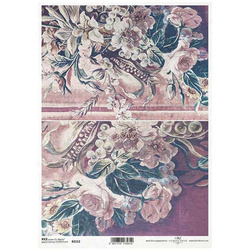 ITD Reispapier Decoupage Bastelpapier, Blumen R2112
