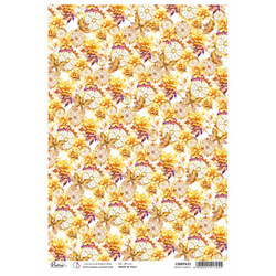 Reispapier Decoupage Bastelpapier für Decoupage A4 - Ciao Bella - Mystic purple