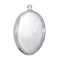 Transparente Acrylbasis öffnendes Acryl Ei Osterei Oster Dekor, 6cm