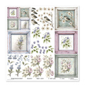 ITD COLLECTION Setz 11Stk 30x30cm Scrapbooking Papier - Floral Shabby Chic