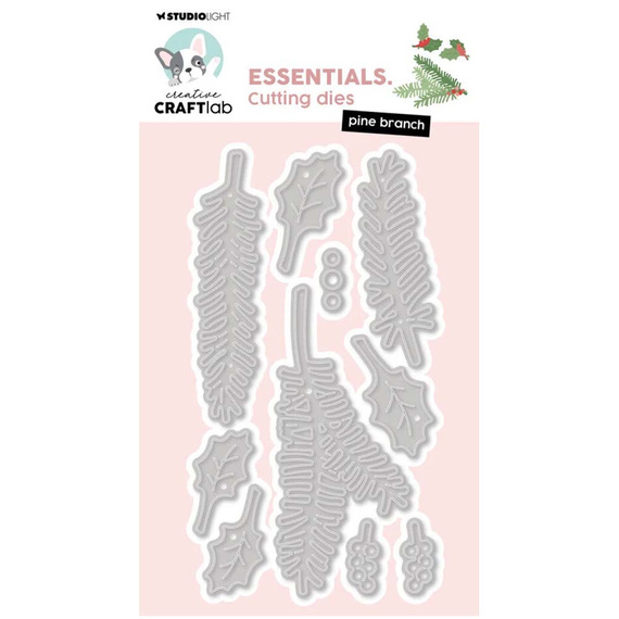 STUDIO LIGHT - Stanzform Präge Stanzschablone Cutting Die -  Pine branch 
