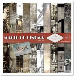 ITD Set 11 Stk 31x32cm einseitig Scrapbooking Papier 200g, Magic of Cinema
