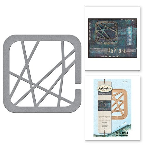 Stanzform Präge Stanzschablone Cutting Die - Spellbinders - Quadratischer Rahmen Road Map