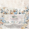 ALCHEMY OF ART Set 30x30cm Scrapbooking Papier,  In shades of blue