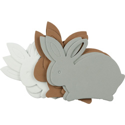 Schaumstoff-Häschen - 8 Stück