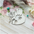 Die Cut Chipboard - Ehepaar V - Kreatywna Pracownia