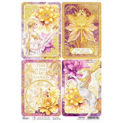 Reispapier Decoupage Bastelpapier für A4 Decoupage - Ciao Bella - Ätherische Karten