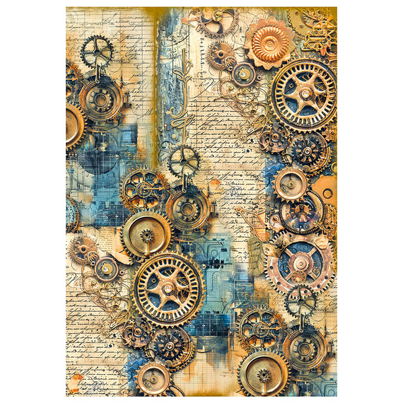Reispapier Set Decoupage Bastelpapier A4 Ciao Bella - Past Time