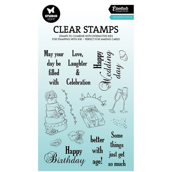 STUDIO LIGHT - Transparenter Stempel - Sentiment pop-up