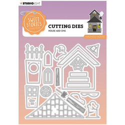 STUDIO LIGHT - Stanzform Präge Stanzschablone Cutting Die - Haunted house Spukhaus