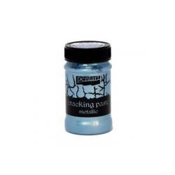 Cracking paste metallic Risspaste Crackle - silberblau 100ml - PENTART