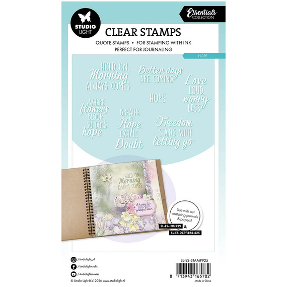 Transparenter Stempel - Studio Light - Butterflies background Schmetterlingen