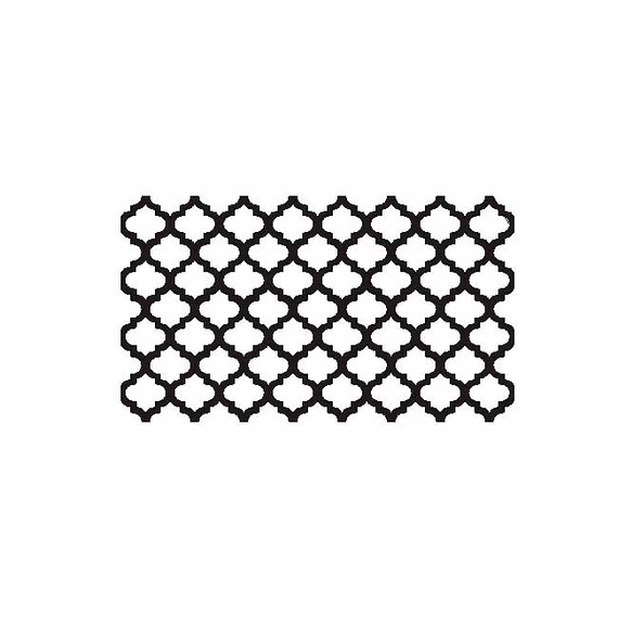 AGATERIA - Transparent Stempel Motivstempel, Moroccan background, Marokkanischer Klee Hintergrund 4