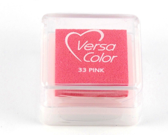 TSUKINEKO - Pigment Stempelkissen - Versa Color small 2,5 x 2,5 cm - Pink