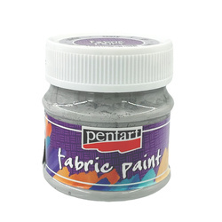 PENTART Stoffmalfarbe - Fabric Paint 50ml - grau 