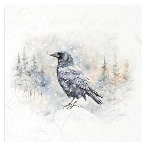 Scrapbooking-Bastelpapier-Set reisfelder - ITD - RSM149 Vögel, Raben, Krähen