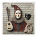 Reispapier-Set - Karneval, Maskerade, Theaterfiguren - RSM221 - Itd Collection