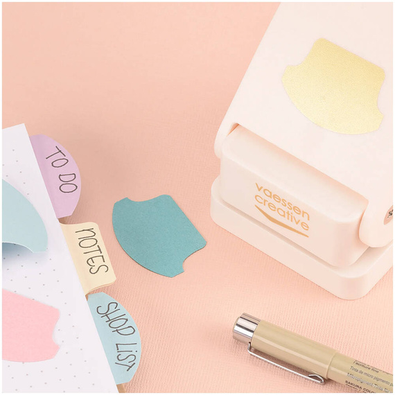 Dekorative Stanze Walschwanz-Lasche - Vaessen Creative - Lesezeichen