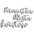 Dekorpappe Die Cut Chipboard - tauferinnerung Inschrift einzeln klein - Kreatywna Pracownia