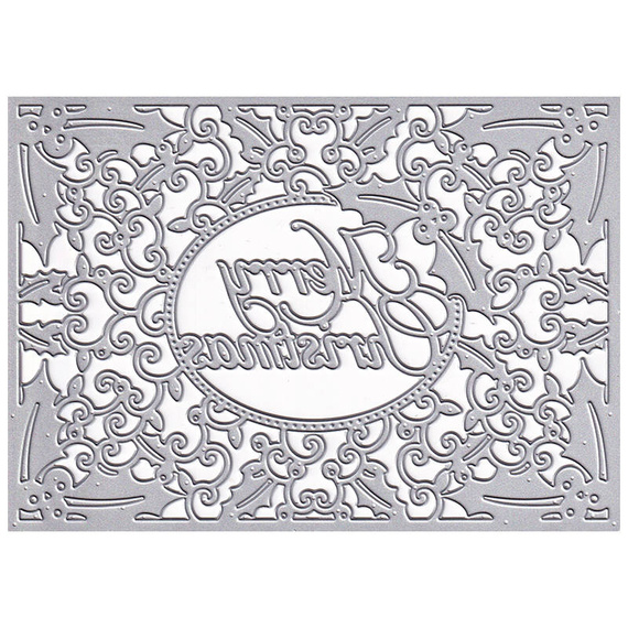 FIRST EDITION Stanzform Präge Stanzschablone Cutting Die - Weihnachtsbasteln eine Karte - Frohe Weihnachten