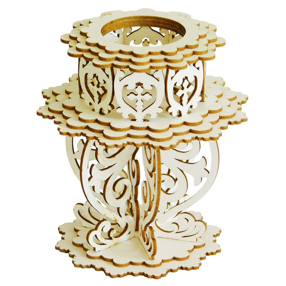 Dekorpappe Die Cut Chipboard Dekoration Ornament, 3D-Taufbecken für Exploding Box - Kreatywna Pracownia