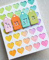 Stanzform Präge Stanzschablone Cutting Die - Poppystamps - Hugs Tags mit Stickerei