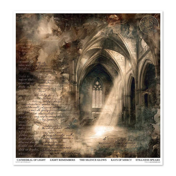 ITD COLLECTION Scrapbooking Papier Set 30x30 cm - Light & Shadow 1