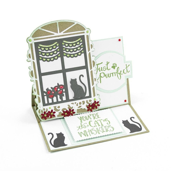 Stanzform + Stempel - Tonic Studios - Kitten's Whiskers - Katze