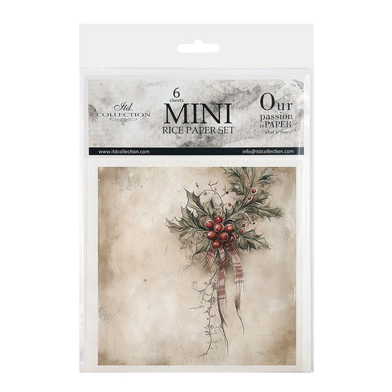 Reispapier-Set - Weihnachtsschmuck - RSM181 - Itd Collection