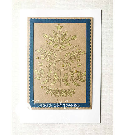 JULIE HICKEY - Polymer-Stempel - Oh Christmas Tree, Weihnachtsbaum