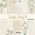 SCRAPANDME Scrapbooking Papier Set 20x20cm -  Simple Story 4