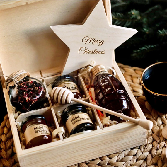 Teedose - Teehaus mit 6 Fächern