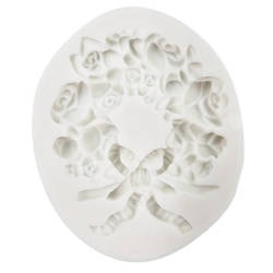 PENTART SILIKONFORM Mold Abformen Gießen Mould, Blumengirlande