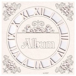 Dekorpappe Die Cut Chipboard Werkstattmix mit Uhr - SCRAPINIECrapiniec 3387