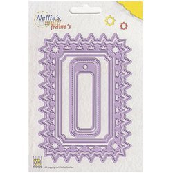 NELLIES Stanzform Präge Stanzschablone Scrapbooking Cutting Die, Rahmen MFD098