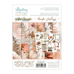 Art Journal Scrapbooking Papiere Notizbuch 15x20 - Mintay - Zarte Gefühle