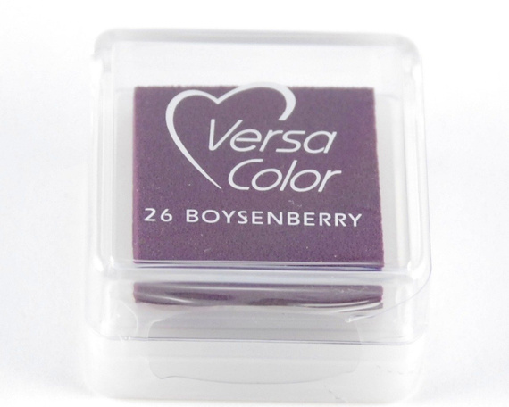 TSUKINEKO - Pigment Stempelkissen - Versa Color small 2,5 x 2,5 cm - Boysenberry