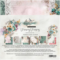 ALCHEMY OF ART Set 20x20cm Scrapbooking Papier, Dreamy Dreams