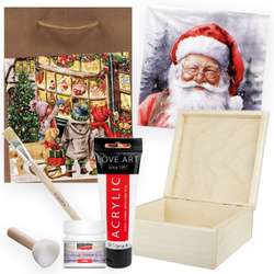Weihnachtsdecoupage-Starter-Kit