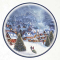 ITD Reispapier Decoupage SET Bastelpapier, rahmen vintage zeichen winter RSM060 