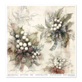 ITD COLLECTION Scrapbooking Papier Set 30x30 cm - Winter's Tale in blue