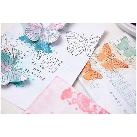 SIZZIX Stempel - Hello You Sentiments by 49 and Market