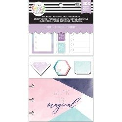 HAPPY PLANNER 20 Blatt Aufkleber Haftnotizen Lochkarte, Magical (student)