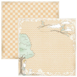 TSC 30x30cm doppelseitig Scrapbooking Craft Papier 240g, Sweet Childhood