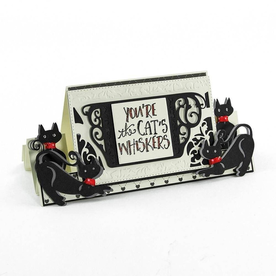 TONIC - Stanzform Präge Stanzschablone Cutting Die + Stempel - Just Purrrfect / Katze