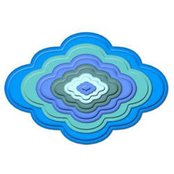 Stanzform Präge Stanzschablone Cutting Die - Spellbinders - Etiketten 6 - Etiketten