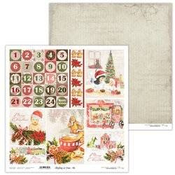 30x30cm doppelseitig Scrapbooking Papier - Lexi Design - Weihnachten in der Stadt 06