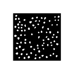 STAMPERIA Mixed Media Schablone STENCIL 3D 12x12cm Timeless - Petals Texture